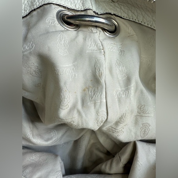 Gucci vintage GG canvas bamboo bar tote - Picture 11 of 16